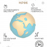 Мяч Oli&Carol Earthy the World Ball из натурального каучука L-WORLD-BALL