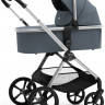 Коляска Agex Life 3 в 1 хромированная рама с автокреслом i-Team ATG080 Grey ALG590 Chrome Grey (Серый)