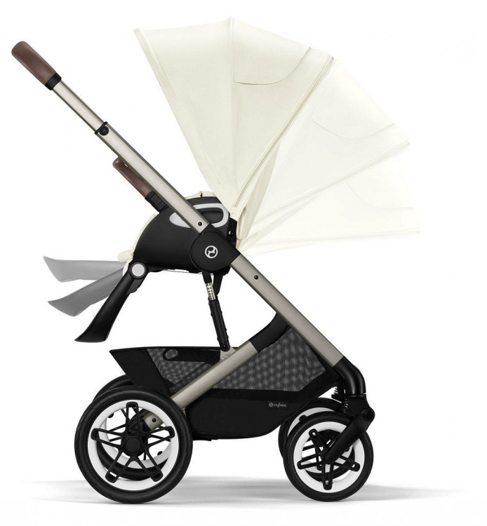 Прогулочная коляска Cybex Talos S Lux TPE Seashell Beige с дождевиком Прогулочная коляска Cybex Talos S Lux TPE Seashell Beige с дождевиком