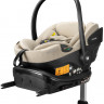 Детская коляска Peppy Monaco Plus 4 в 1 с автокреслом Welldon Crown 2 Beige и базой Mint (мятный), рама черная