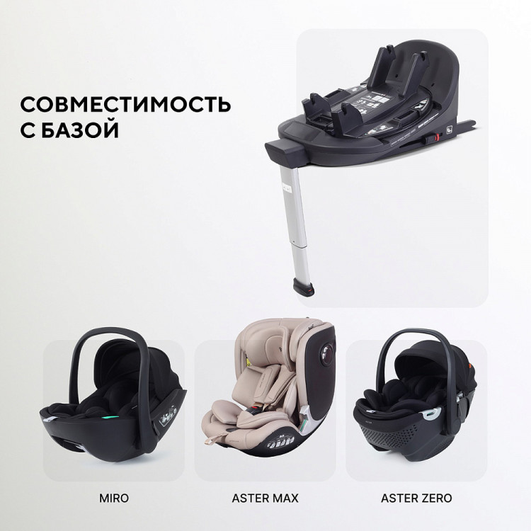 Детская коляска Rant Aventa 4 в 1 с автокреслом Aster Zero Graphite и базой Olive Детская коляска Rant Aventa 4 в 1 с автокреслом Aster Zero Graphite и базой Olive
