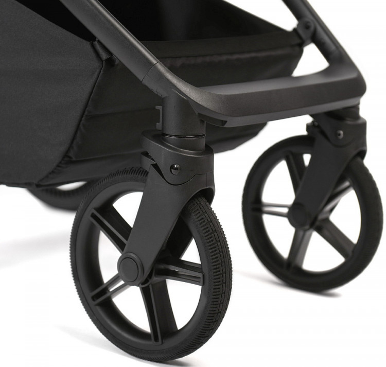 Детская коляска Peppy Monaco Plus 4 в 1 с автокреслом Verona Black и базой Black (черный), рама черная Детская коляска Peppy Monaco Plus 4 в 1 с автокреслом Verona Black и базой Black (черный), рама черная