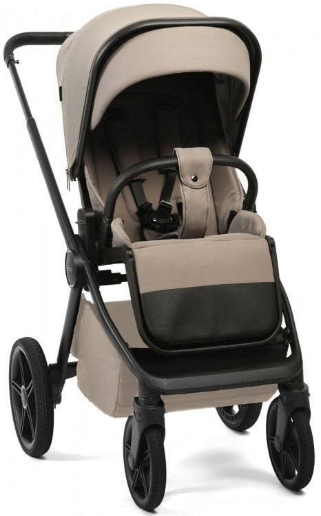 Детская коляска Peppy Monaco Plus 3 в 1 с автокреслом Rise Black Sandstone (песочный), рама черная Детская коляска Peppy Monaco Plus 3 в 1 с автокреслом Rise Black Sandstone (песочный), рама черная
