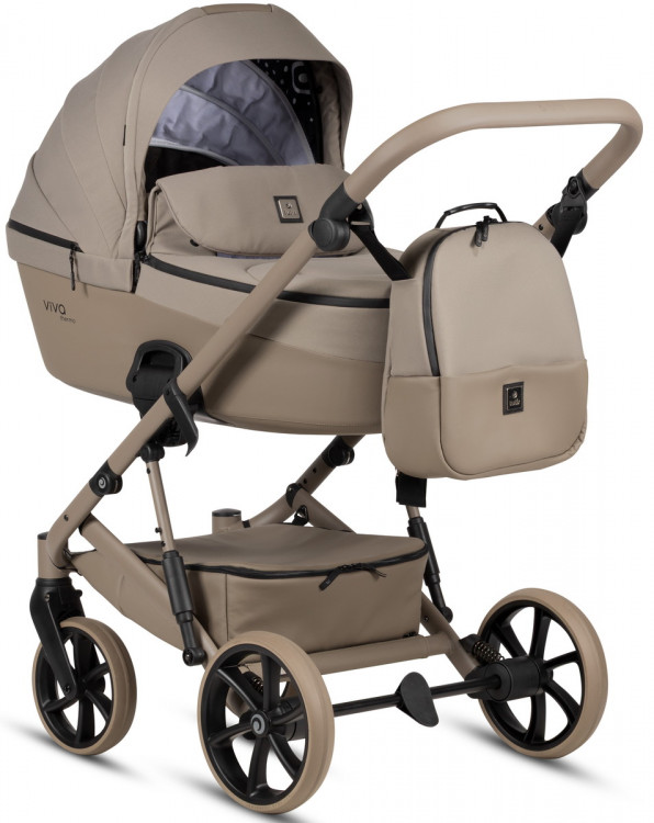 Детская коляска Tutis Viva 6 Plus Essential 3 в 1 с автокреслом Beno Black 1612068 Warm Grey Детская коляска Tutis Viva 6 Plus Essential 3 в 1 с автокреслом Beno Black 1612068 Warm Grey