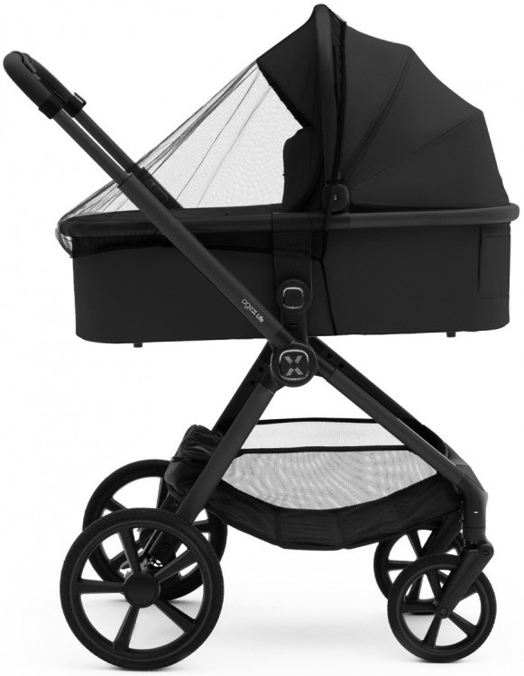 Коляска Agex Life 3 в 1 матовая рама с автокреслом i-Safe S Grey ALB583 Black (Черный)