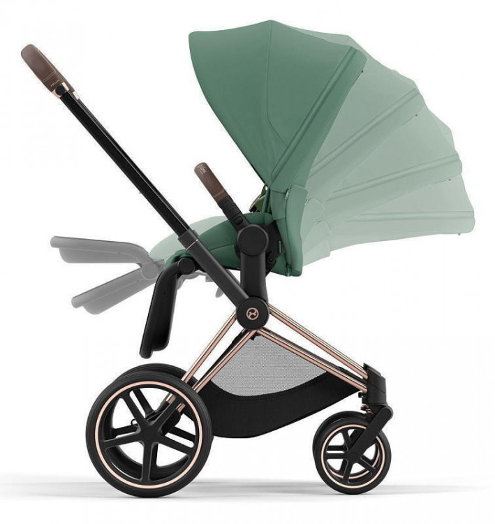 Коляска Cybex Priam IV Rosegold complete Cloud T One Love Base T 4 в 1 Leaf Green Коляска Cybex Priam IV Rosegold complete Cloud T One Love Base T 4 в 1 Leaf Green