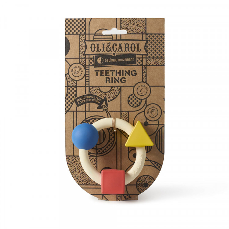 Игрушка-прорезыватель Oli&Carol Teething Ring L-RING-BASIC Игрушка-прорезыватель Oli&Carol Teething Ring L-RING-BASIC