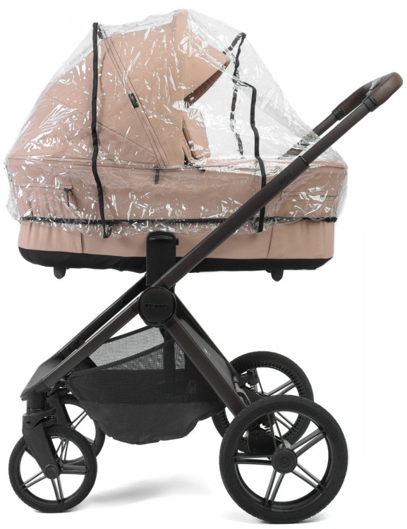 Детская коляска Peppy Soho 3 в 1 с автокреслом Jovikids Aria Black Rose (пыльная роза), рама серо-бежевый Детская коляска Peppy Soho 3 в 1 с автокреслом Jovikids Aria Black Rose (пыльная роза), рама серо-бежевый