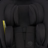 Детская коляска Peppy Monaco Plus 3 в 1 с автокреслом Jet Black Burgundy (винный), рама коричневая