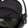 Детская коляска Peppy Monaco Plus 3 в 1 с автокреслом Jet Black Burgundy (винный), рама коричневая