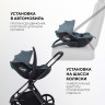 Детская коляска AmaroBaby Motus Premium Ecco 3 в 1 с автокреслом Rant Miro Graphite черный