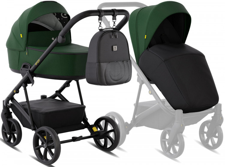 Детская коляска Tutis Enzo 2 в 1 1702547 Мох/ Moss