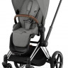 Коляска Cybex Priam IV Chrome Brown complete Cloud G3 Almond Beige 3 в 1 Mirage Grey Коляска Cybex Priam IV Chrome Brown complete Cloud G3 Almond Beige 3 в 1 Mirage Grey