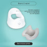 Детский анатомический горшок Kidzi Comfort Plus серый Детский анатомический горшок Kidzi Comfort Plus серый