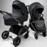 Детская коляска AmaroBaby Genius 3 в 1 с автокреслом Rant Miro Graphite серый