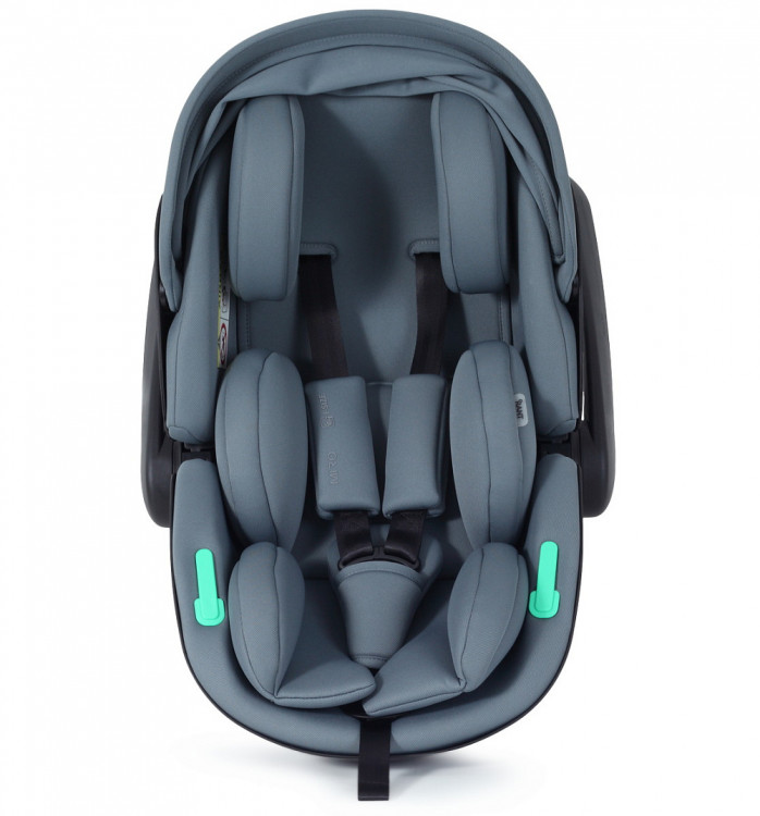 Детская коляска AmaroBaby Genius 3 в 1 с автокреслом Rant Miro Graphite серый
