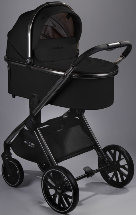 Детская коляска AmaroBaby Motus Premium Ecco 2 в 1 черный