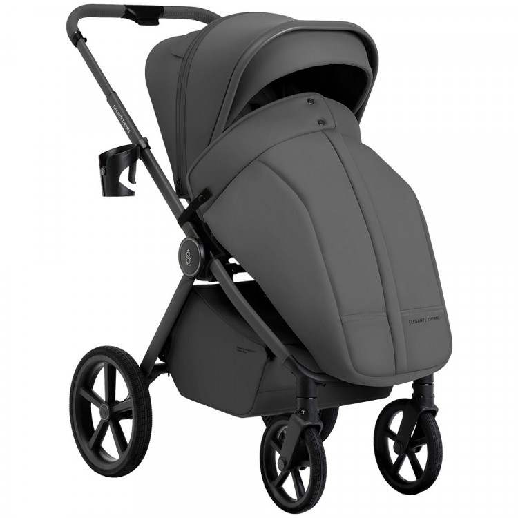 Детская коляска 2 в 1 Sweet Baby SBL Elegante Therma Colore 427712 Dark Grey