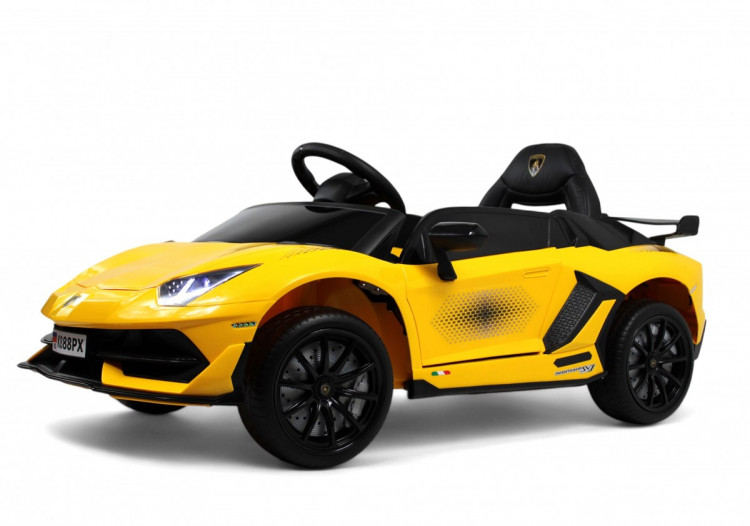 Детский электромобиль RiverToys K888PX желтый Детский электромобиль RiverToys K888PX желтый