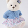 Мягкая игрушка TeddyTales Lina Медведь Незабудка пудинговый цвет с костюмом M 30 см TT003891 Мягкая игрушка TeddyTales Lina Медведь Незабудка пудинговый цвет с костюмом M 30 см TT003891