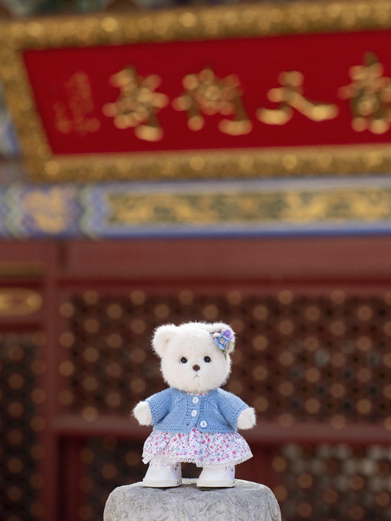 Мягкая игрушка TeddyTales Lina Медведь Незабудка пудинговый цвет с костюмом S 20 см TT000043 Мягкая игрушка TeddyTales Lina Медведь Незабудка пудинговый цвет с костюмом S 20 см TT000043