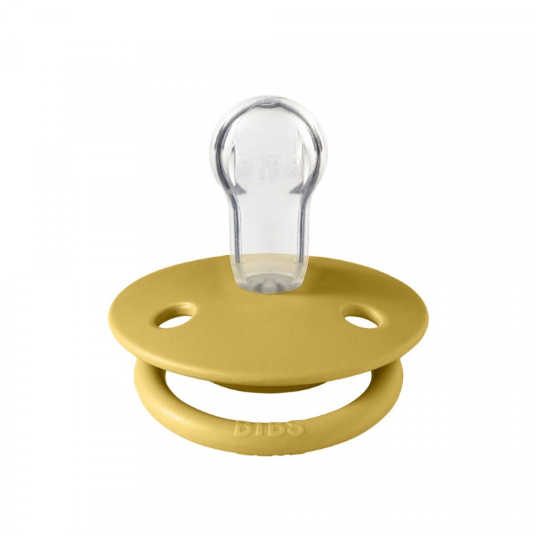 Пустышка силиконовая Bibs De Lux, 0+ 1010254 Mustard Пустышка силиконовая Bibs De Lux, 0+ 1010254 Mustard