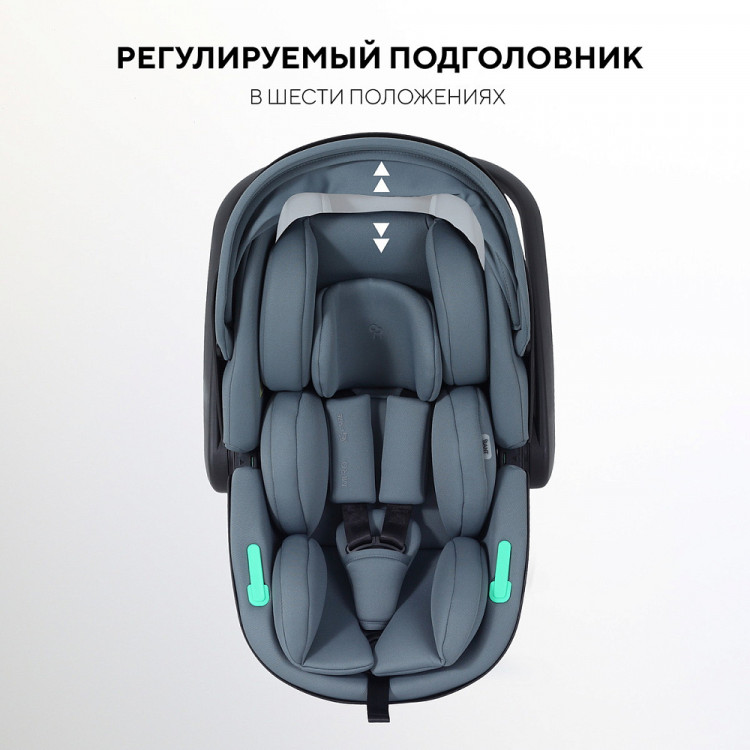 Детская коляска Rant Teo Soft 3 в 1 с автокреслом Miro Graphite Graphite Детская коляска Rant Teo Soft 3 в 1 с автокреслом Miro Graphite Graphite