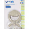 Прорезыватель Uviton силиконовый Осьминожка 0633 серый