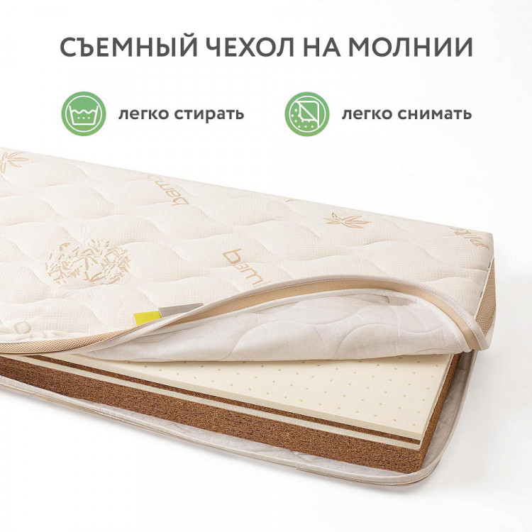 Детский матрас Plitex Bamboo Comfort 1190х600х110 ББ-01/1 Детский матрас Plitex Bamboo Comfort 1190х600х110 ББ-01/1