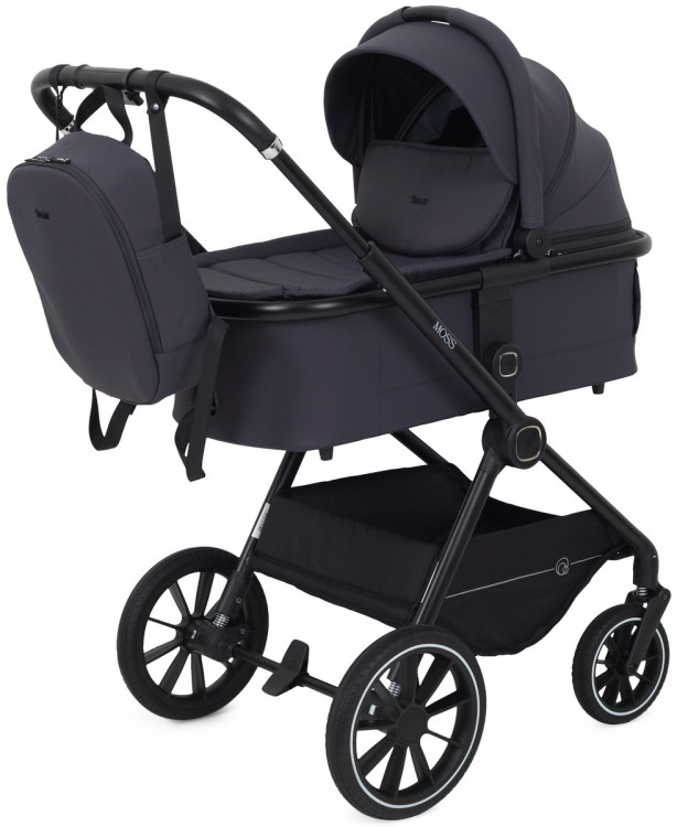 Детская коляска Rant Moss 3 в 1 с автокреслом Miro Black Graphite