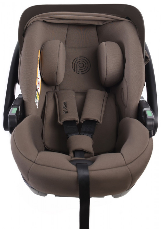 Детская коляска Peppy Soho 4 в 1 с автокреслом Verona Brown и базой Taupe (бежевый), рама серо-бежевый Детская коляска Peppy Soho 4 в 1 с автокреслом Verona Brown и базой Taupe (бежевый), рама серо-бежевый