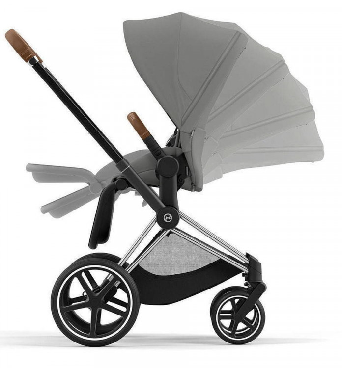 Коляска Cybex Priam IV Chrome Brown complete Cloud G Lava Grey Base G3 4 в 1 Mirage Grey Коляска Cybex Priam IV Chrome Brown complete Cloud G Lava Grey Base G3 4 в 1 Mirage Grey