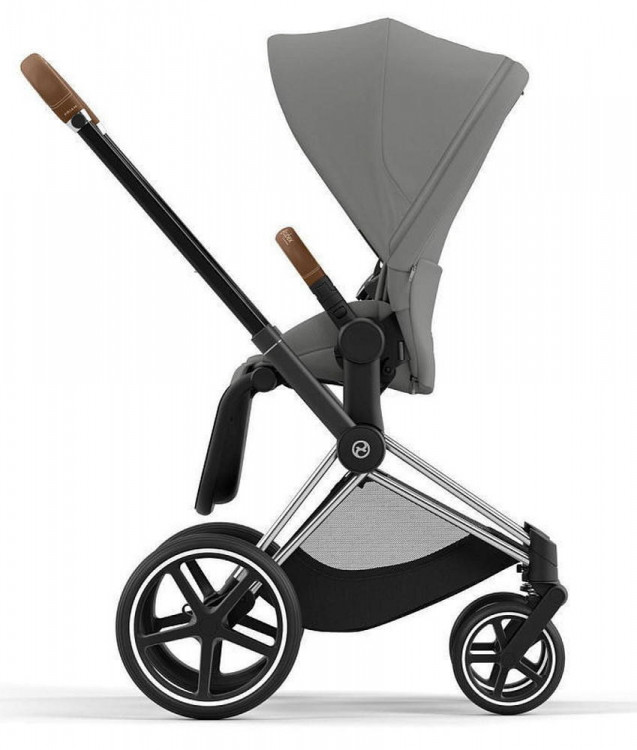 Коляска Cybex Priam IV Chrome Brown complete Cloud G Lava Grey Base G3 4 в 1 Mirage Grey Коляска Cybex Priam IV Chrome Brown complete Cloud G Lava Grey Base G3 4 в 1 Mirage Grey