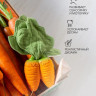 Игрушка-прорезыватель Oli&Carol Mini Doudou с комфортером L-MINDOU-CARROT