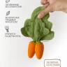 Игрушка-прорезыватель Oli&Carol Mini Doudou с комфортером L-MINDOU-CARROT