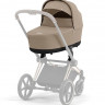 Коляска Cybex Priam IV Rosegold complete Cloud G3 Magic Black 3 в 1 Cozy Beige